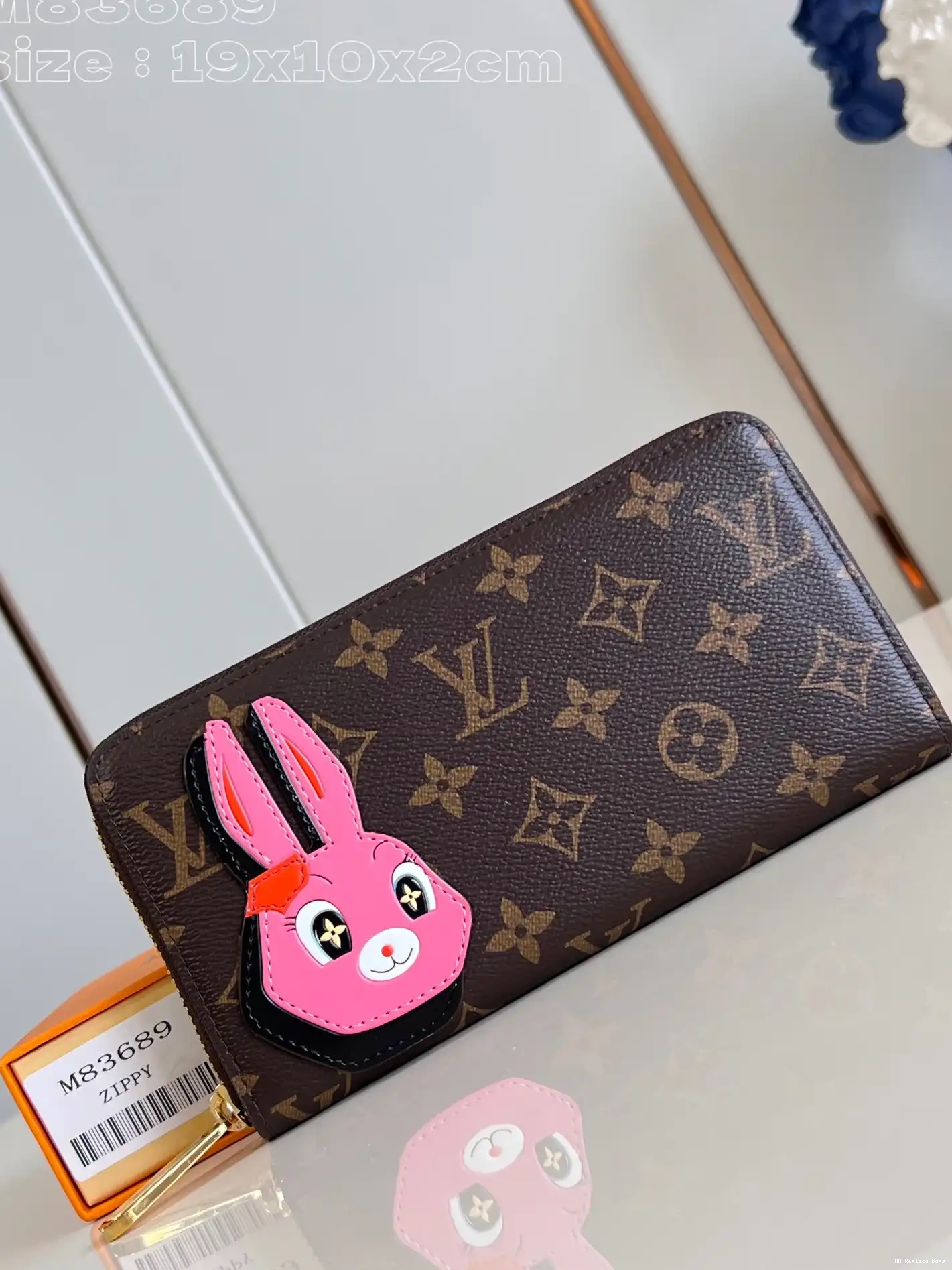 Aaa replica ru VUITTON WALLET-10*20*2 cm LOUIS ZIPPY 0507